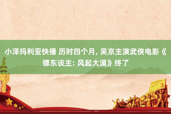 小泽玛利亚快播 历时四个月， 吴京主演武侠电影《镖东谈主: 风起大漠》终了